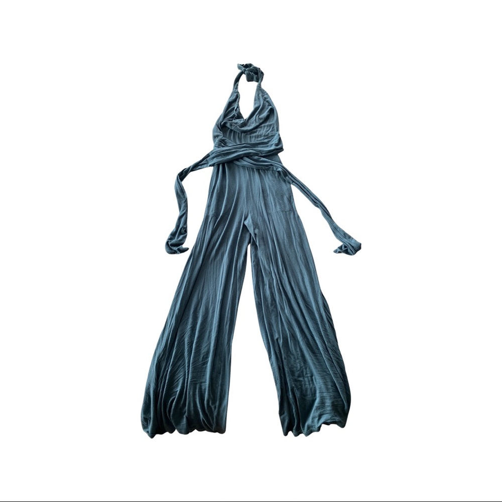 FREE PEOPLE BEACH Blue Jumpsuit